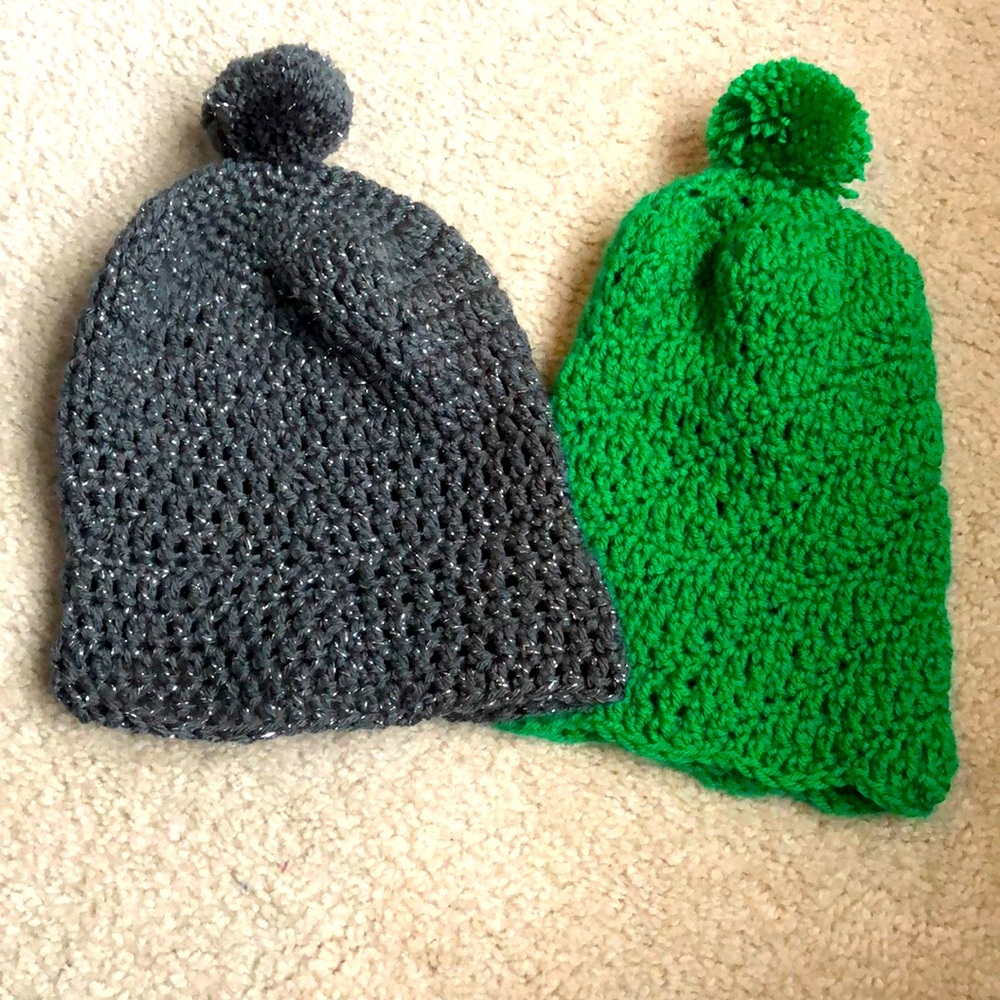 Slytherin Colored Handmade Beanies